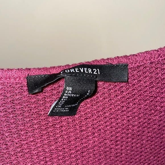 Maroon Button-Up Top - Picture 2 of 4